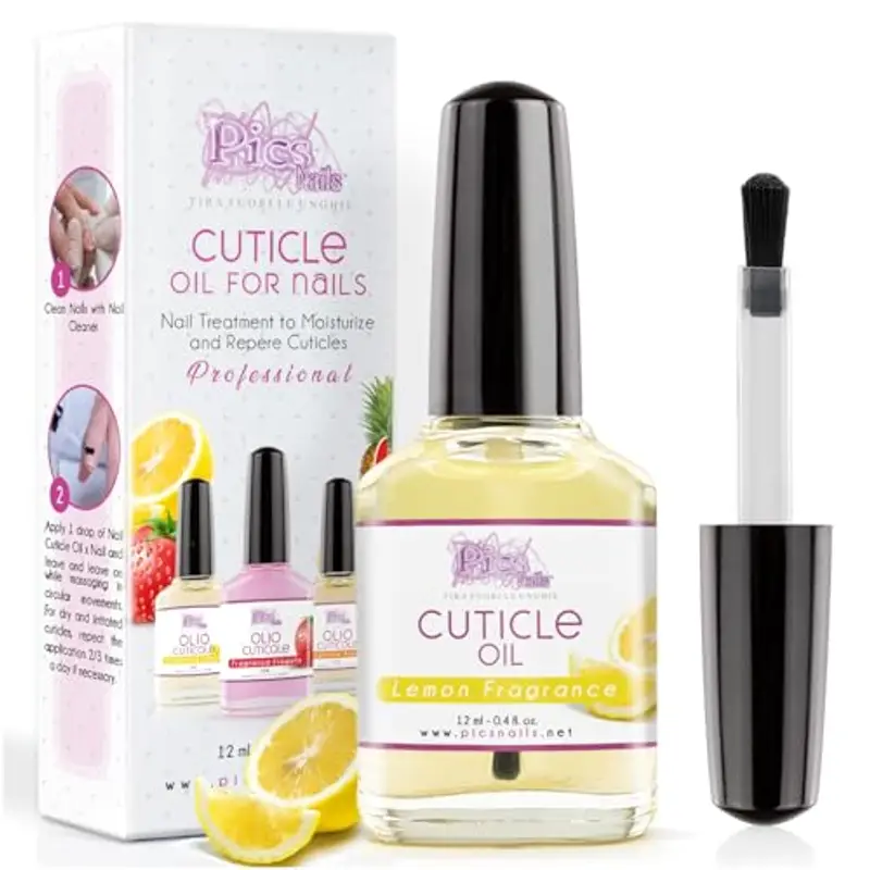 Pics Nails Olio Cuticole Unghie di mani e piedi Professionale 12ml - Fragranza Vaniglia - Idratante e Rigenerante, Dona Sollievo e