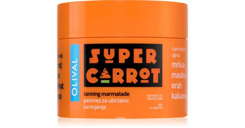 Olival SUPER Carrot Jam acceleratore e prolungatore dell'abbronzatura senza fattore di protezione 100 ml