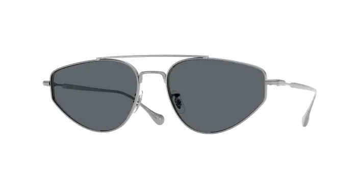Donna Oliver Peoples OV1371ST EDITION 5 5036R5 Occhiali da sole Titanio Argento Blu Geometrica Normale