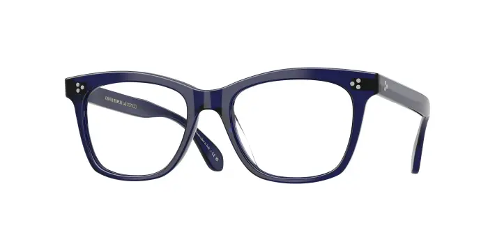 Oliver Peoples Donna OV5375U PENNEY 1566 Montature da vista Acetato Blu Trasparente Pillow Normale