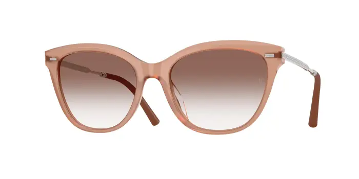Oliver Peoples Donna OV5597SU MRS FEDERER 180913 Occhiali da sole Acetato Rosa Marrone Farfalla Normale