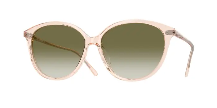 Oliver Peoples Donna OV5605SU SOLEAU 17438E Occhiali da sole Acetato Rosso Verde Farfalla Normale Sfumato