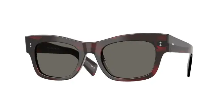Oliver Peoples Donna OV5609SU SONIA 1675R5 Occhiali da sole Acetato Rosso Grigio Pillow Normale