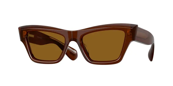 Oliver Peoples Donna OV5611SU EDITION 3 181353 Occhiali da sole Acetato Marrone Marrone Cat Eye Normale