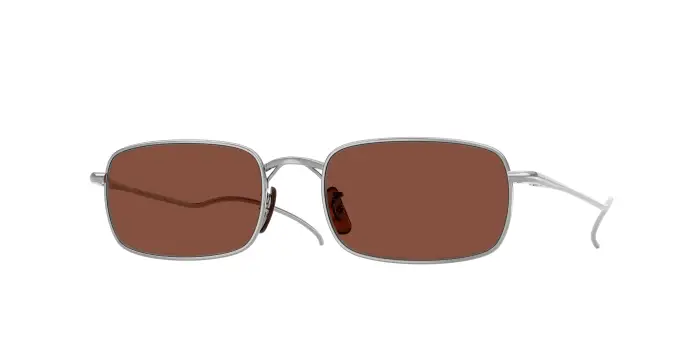 Unisex Oliver Peoples OV1364ST TK-14 5036C5 Occhiali da sole Titanio Argento Bordeaux Squadrata Normale