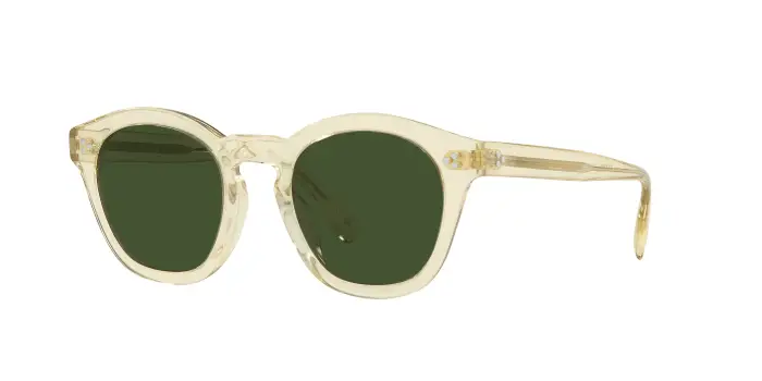 Oliver Peoples Unisex OV5382SU BOUDREAU L A 109471 Occhiali da sole Acetato Giallo Verde Squadrata Normale