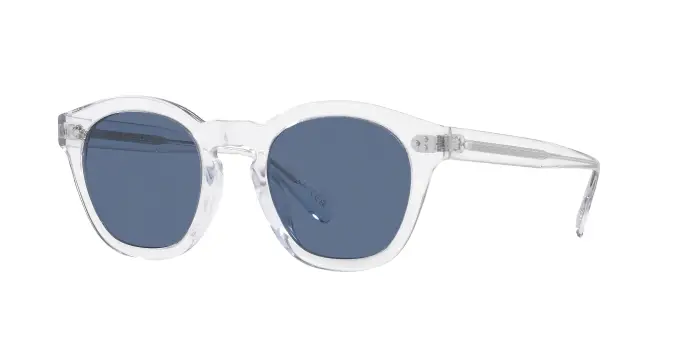 Oliver Peoples Unisex OV5382SU BOUDREAU L A 110180 Occhiali da sole Acetato Trasparente Blu Squadrata Normale