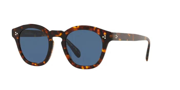 Oliver Peoples Unisex OV5382SU BOUDREAU L A 165480 Occhiali da sole Acetato Tartaruga Blu Squadrata Normale
