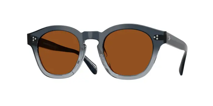 Oliver Peoples Unisex OV5382SU BOUDREAU L A 177773 Occhiali da sole Acetato Blu Marrone Squadrata Normale