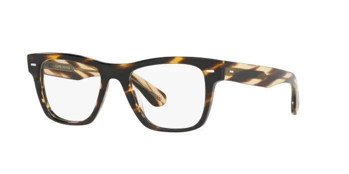 Oliver Peoples Unisex OV5393U OLIVER 1003 Montature da vista Acetato Nero Trasparente Squadrata Normale