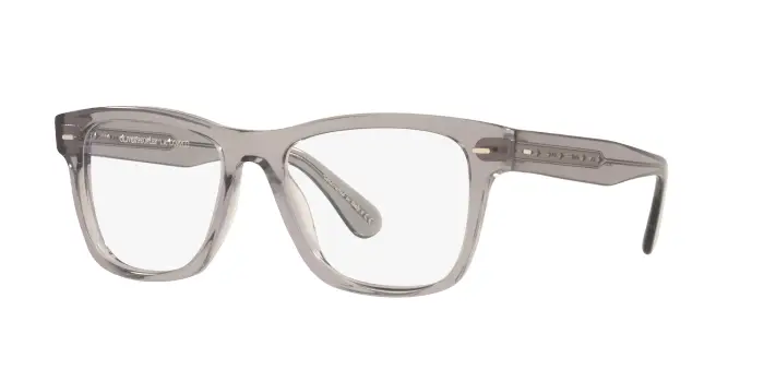 Oliver Peoples Unisex OV5393U OLIVER 1132 Montature da vista Acetato Grigio Trasparente Squadrata Normale
