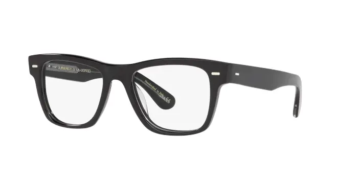 Oliver Peoples Unisex OV5393U OLIVER 1492 Montature da vista Acetato Nero Trasparente Squadrata Normale