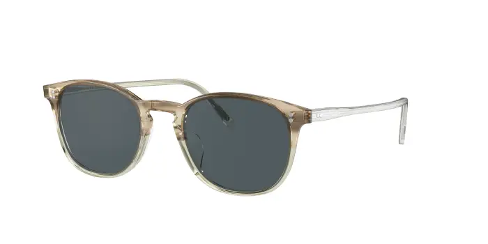 Oliver Peoples Unisex OV5397SU FINLEY VINTAGE SUN 1647R5 Occhiali da sole Acetato Verde Blu Squadrata Normale
