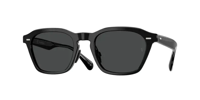Oliver Peoples Unisex OV5593S R-11 149287 Occhiali da sole Acetato Nero Grigio Squadrata Normale