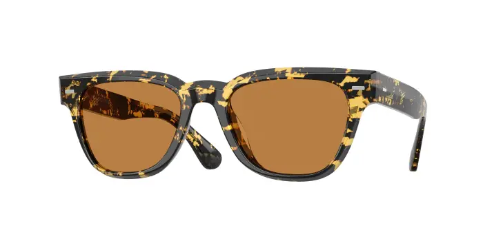 Oliver Peoples Unisex OV5601SU RUENY 177853 Occhiali da sole Acetato Tartaruga Arancione Squadrata Normale