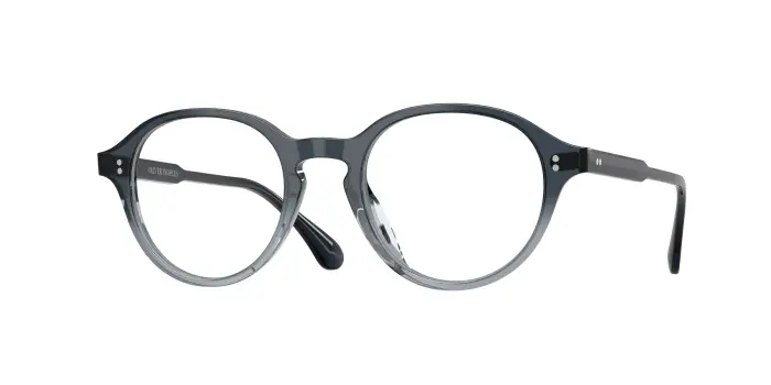 Oliver Peoples Unisex OV5602U 902 1777 Montature da vista Acetato Blu Trasparente Pantos Normale