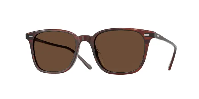 Oliver Peoples Unisex OV5614SU LAEDIN 1818AN Occhiali da sole Acetato Marrone Squadrata Polarizzata