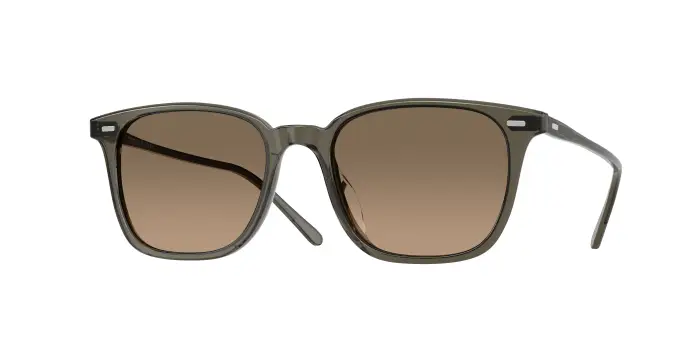 Oliver Peoples Unisex OV5614SU LAEDIN 1820GN Occhiali da sole Acetato Grigio Squadrata Polarizzata Sfumato