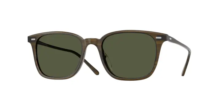 Oliver Peoples Unisex OV5614SU LAEDIN 182152 Occhiali da sole Acetato Verde Squadrata Normale