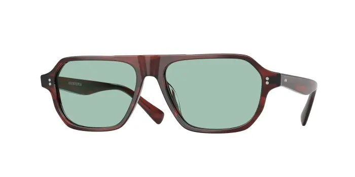Oliver Peoples Unisex OV5616U REMMENT 1818 Montature da vista Acetato Marrone Verde Geometrica Normale