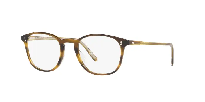 Oliver Peoples Uomo OV5397U FINLEY VINTAGE 1318 Montature da vista Acetato Marrone Trasparente Squadrata Normale