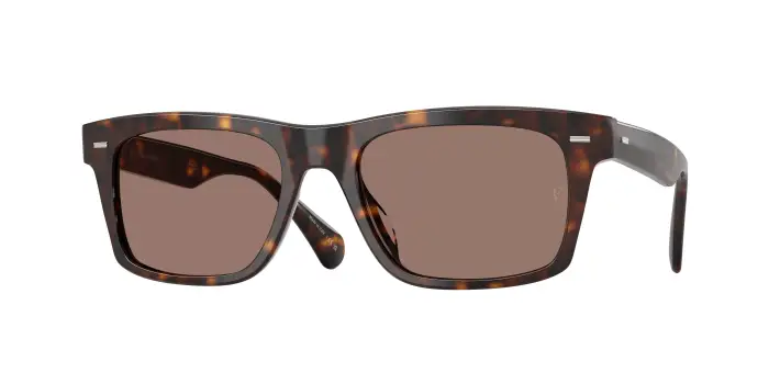 Oliver Peoples Uomo OV5596SU R-16 100953 Occhiali da sole Acetato Tartaruga Marrone Squadrata Normale