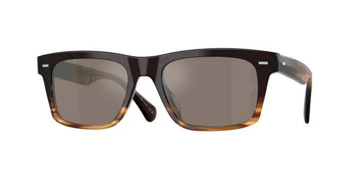 Oliver Peoples Uomo OV5596SU R-16 13927I Occhiali da sole Acetato Marrone Marrone Squadrata Normale