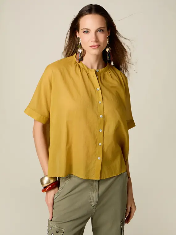 Camicia in mussola di cotone Donna