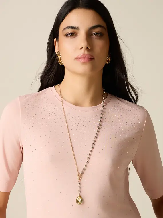 Oltre Collana asimmetrica con ciondolo Donna, Oro