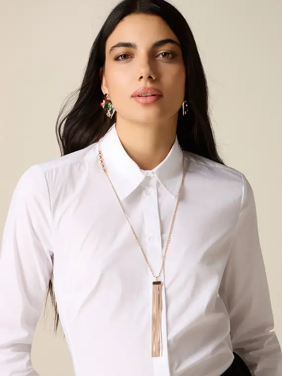 Oltre Collana con ciondolo a frange Donna, Oro