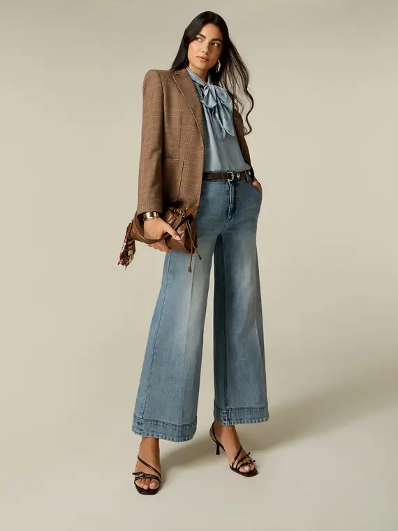 Oltre Jeans wide leg Donna