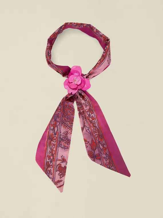 Set di foulard e spilla Donna