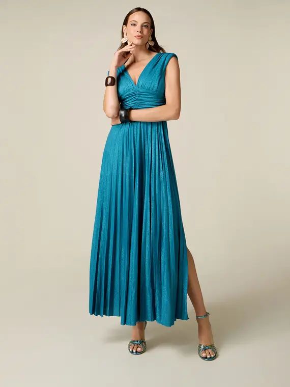 Oltre Vestito lungo in jersey lurex Donna