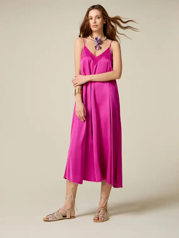 Oltre Vestito lungo in raso di viscosa Donna
