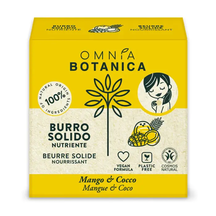 Omnia Burro Solido Nutriente Per Il Corpo Mango E Cocco 45 gr