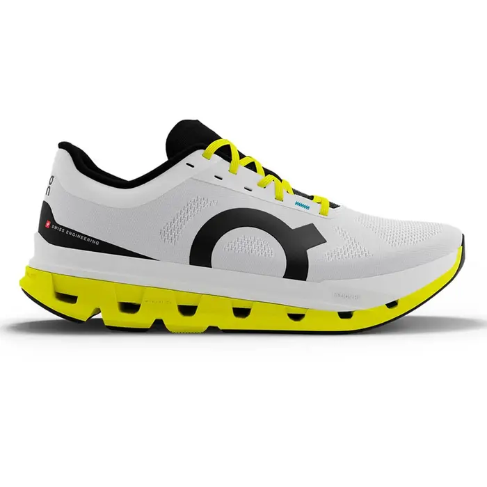 On Cloudflow Bianco Lime - Scarpe Running Uomo EUR / US