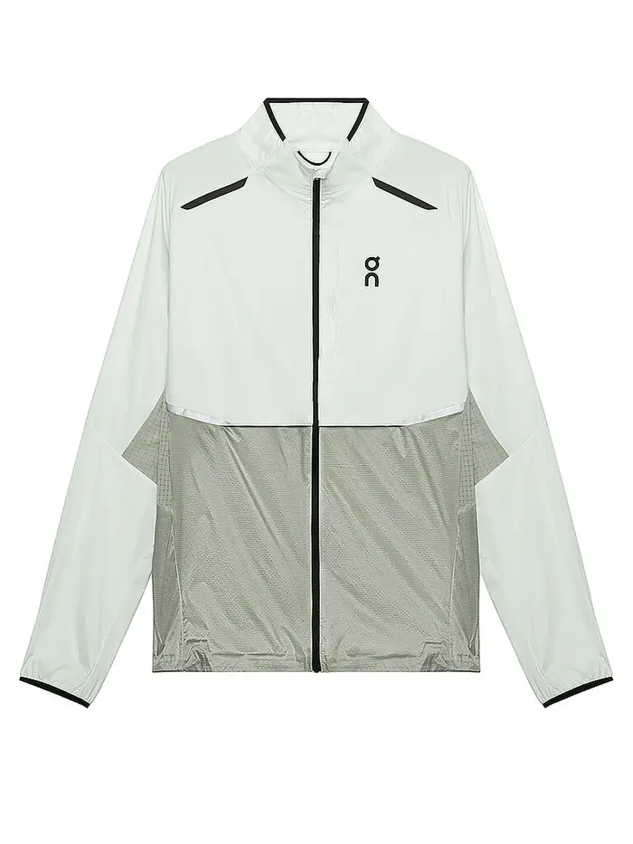 On Giacca da running Weather da uomo menta