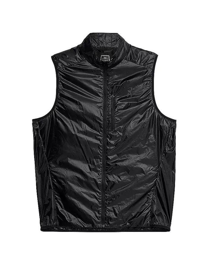 Gilet da running da uomo Weather Vest nero | XXL