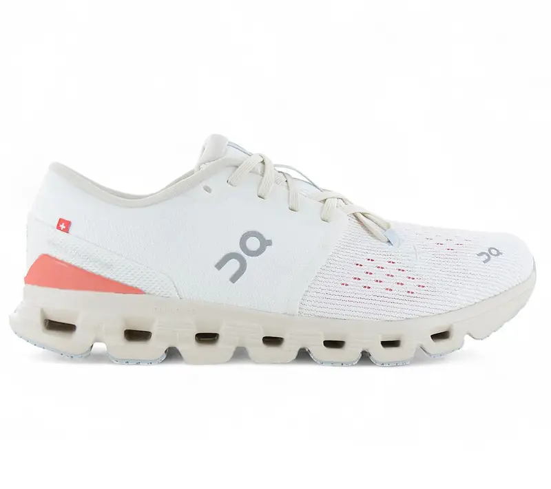 ON Running Cloud X 4 - Damen Sneakers Schuhe Ivory-Salmon 3WE30073297 5 ORIGINAL EU 36 US 5 bianco