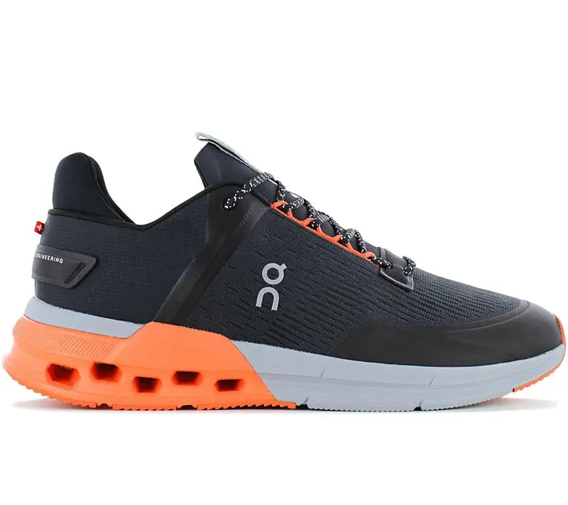 ON Running Cloudnova Flux - Sneakers da Uomo Cloud Shoes Nero-Fiamma 3MD10260666 ORIGINALE EU 40 US 7 nero