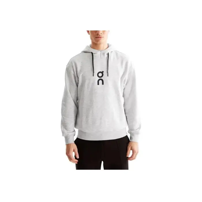 ON Running Felpa con cappuccio Run Club Stampa logo Felpa con cappuccio da uomo Grigio Meteora 1ME10031756