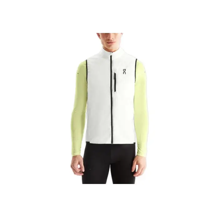 ON Running Gilet Antivento Color Block Comodo alla Moda Caldo Gilet da Corsa Uomo Gilet Bianco 1MD10480462