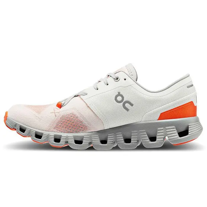 ON Cloud X 3 Ivory Alloy Scarpe da Ginnastica da Donna Crema 60 98252 36 5