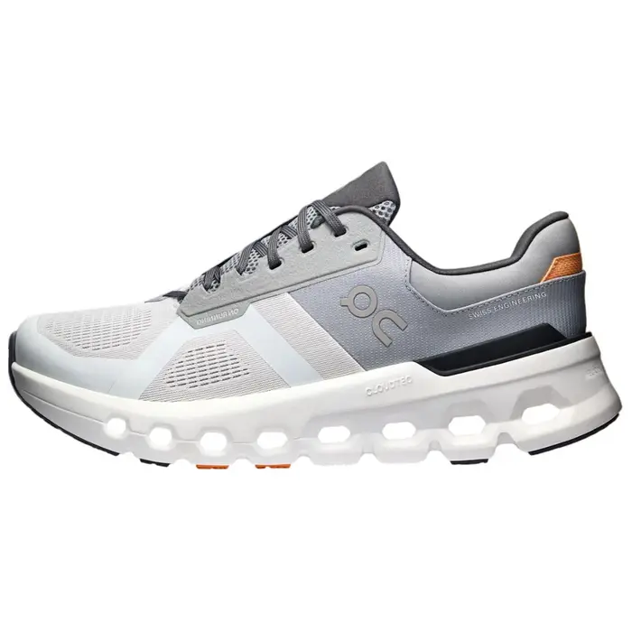ON Running On Cloudrunner 2 Comode alla Moda Resistenti Traspiranti Scarpe da Corsa Basse Sneaker Uomo Grigio Bianco 3ME10142880