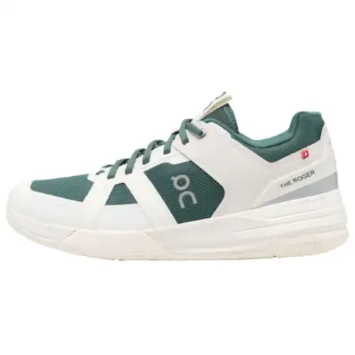 ON Running ON The Roger Clubhouse Pro Ivory Evergreen Scarpe da Ginnastica da Uomo Crema 3ME30632491 40 5