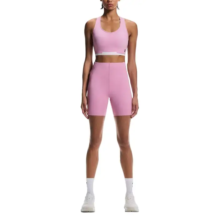 Pantaloncini Sportivi da Donna a Vita Alta, Colore Unico, Vestibilità Slim 1WF10344406 L
