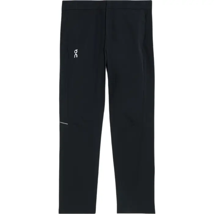ON Running Pantaloni classici da uomo, tinta unita, vita media, gamba dritta, modello casual, colore nero, codice 1ME30430553