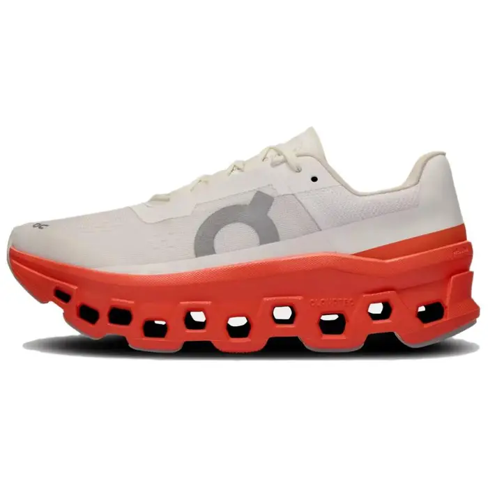 Scarpe da Ginnastica da Donna On Running CloudmOnster Bianco/Fiamma 61-97724 36