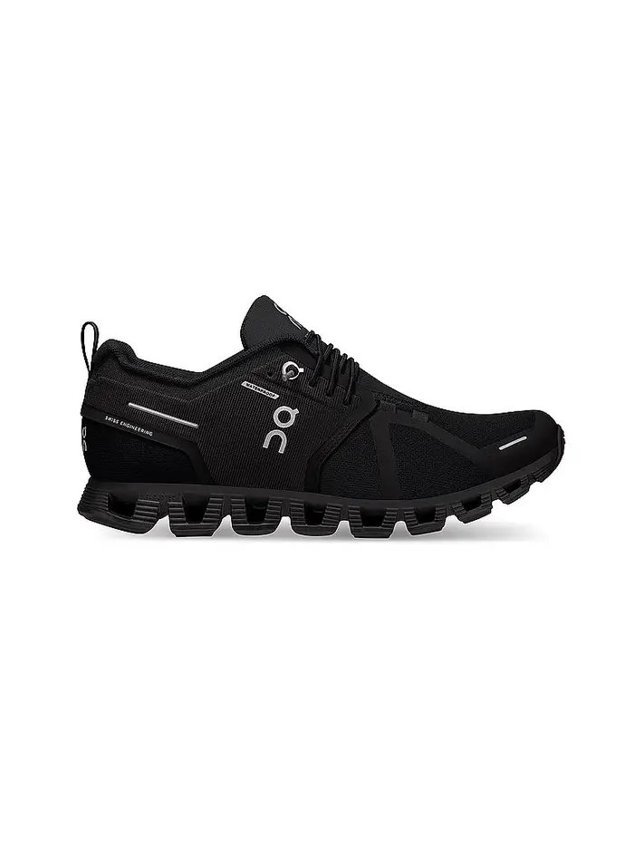 On Sneaker da donna Cloud 5 Waterproof ALL BLACK nero