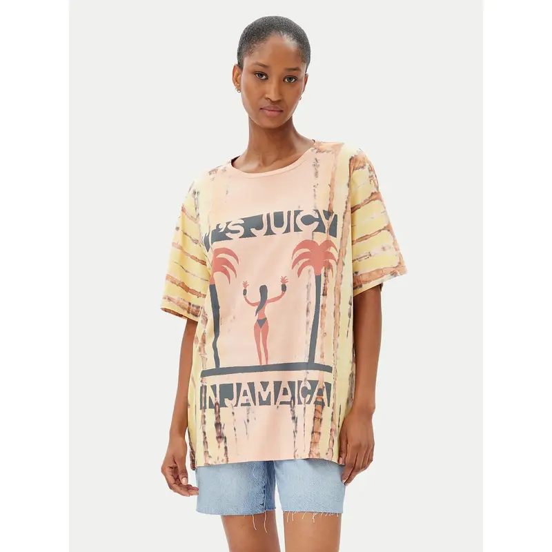 One Teaspoon T-shirt Arancione 3223793